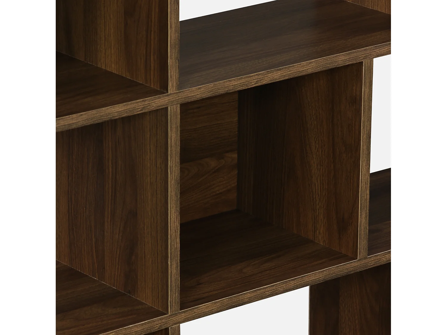 Scaffale con 3 ripiani e 12 scomparti, marrone