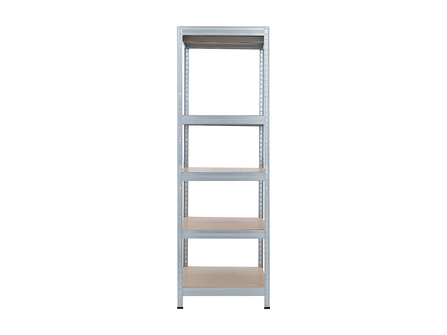 Scaffale Modulare con 5 Ripiani Regolabili 180x120x60cm 1250Kg Grigio Thinia Home