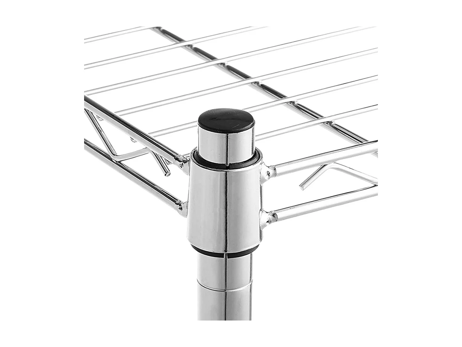 Pack 2 Etagères Métalliques avec 3 Etagères Ajustables 76,2x58,9x34cm 240Kg Thinia Home