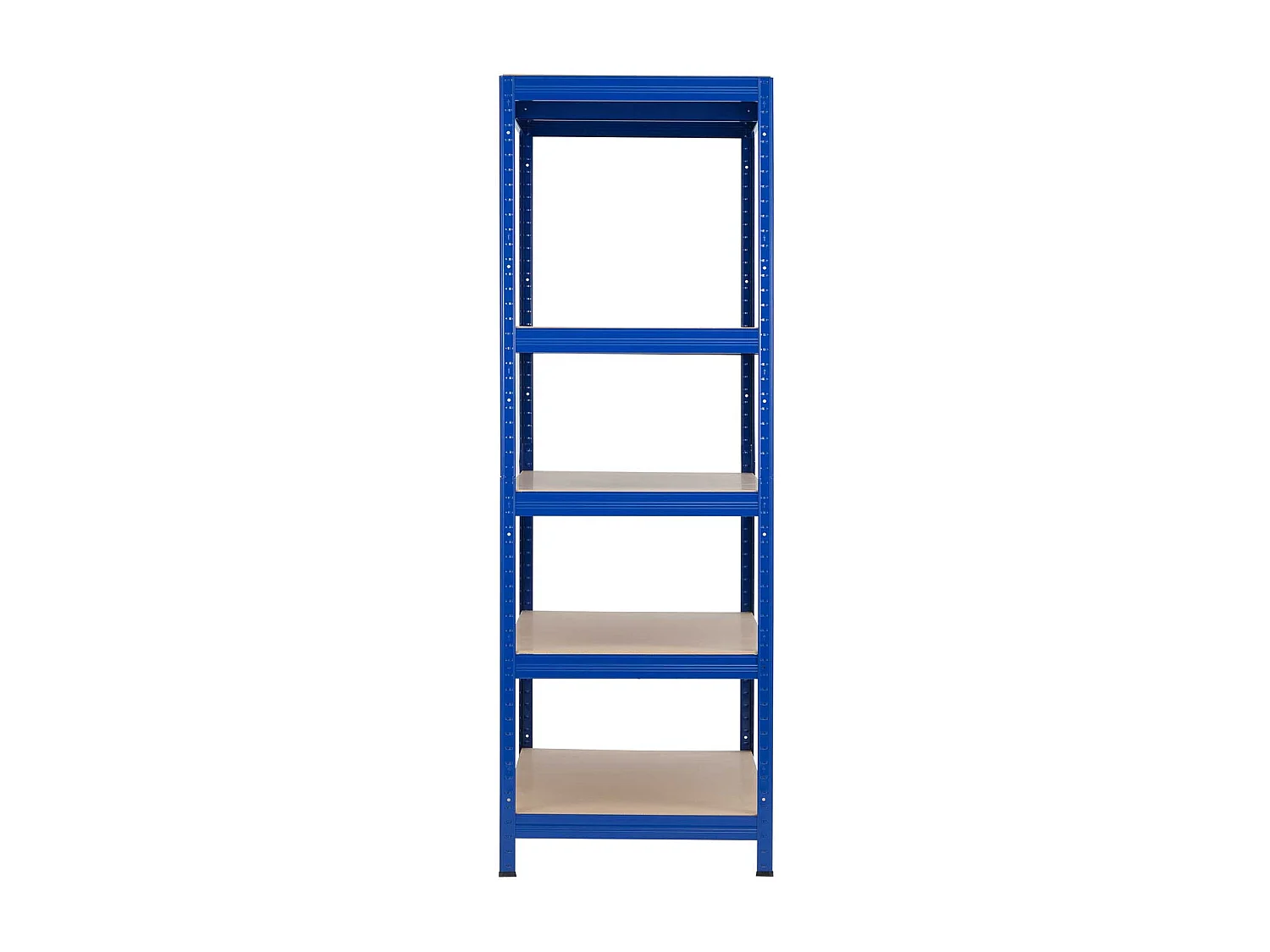 Etagère Modulable avec 5 Tablettes Ajustables 180x120x60cm 1250Kg Bleu Thinia Home