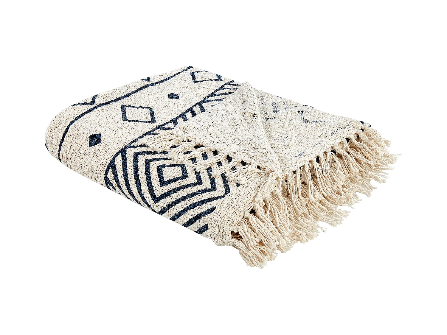 Couverture NAJUY Coton 200 x 220 cm Beige