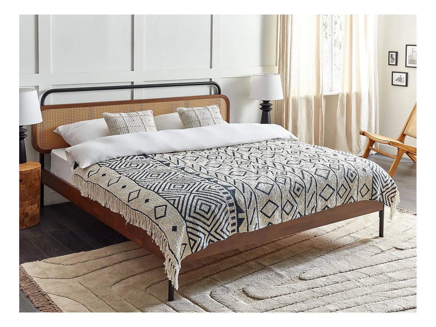 Couverture NAJUY Coton 150 x 200 cm Beige