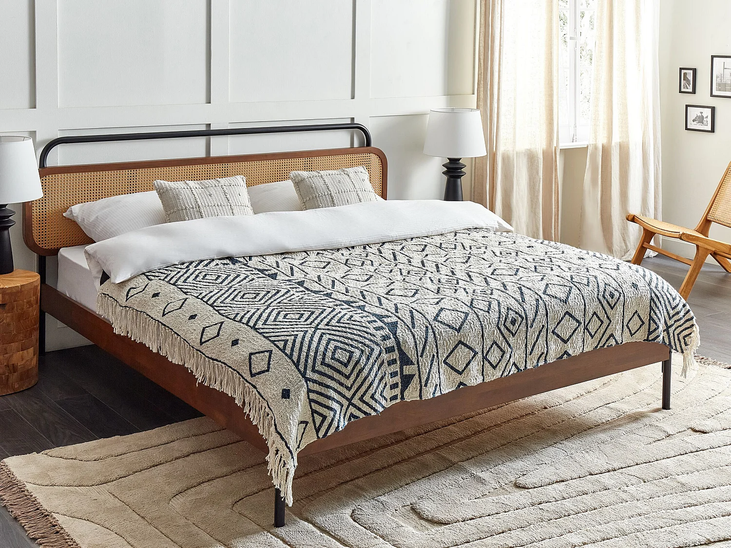 Blanket NAJUY Cotton 150 x 200 cm Beige