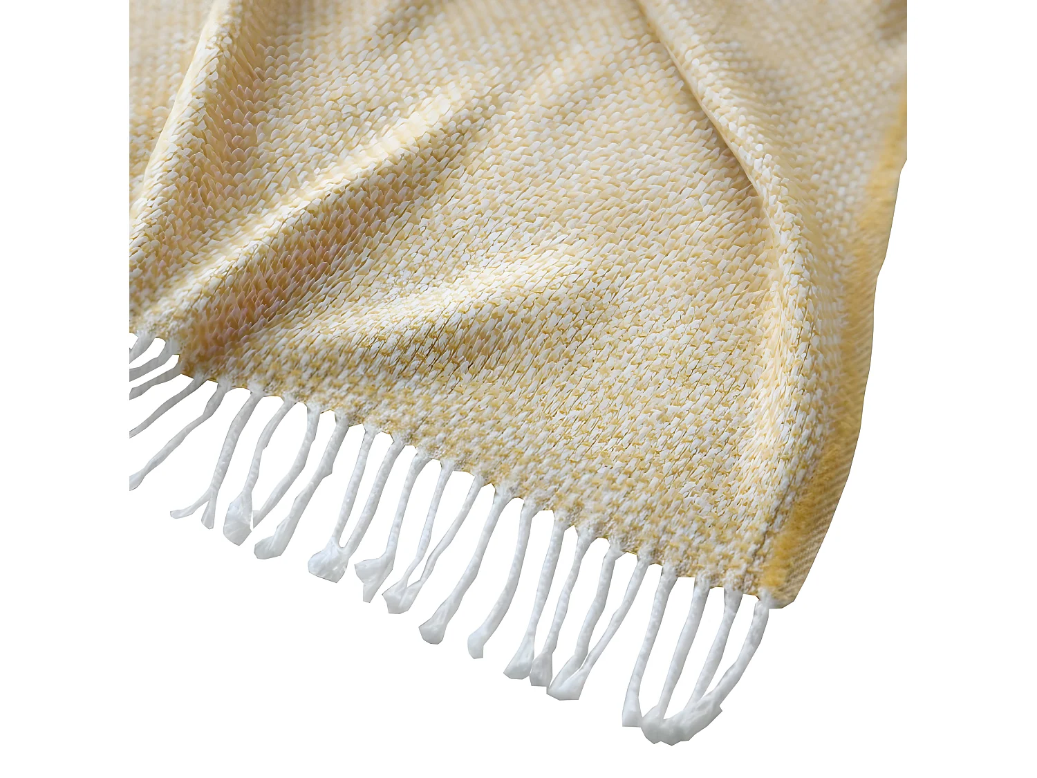 Plaid algodón amarillo 130x170cm