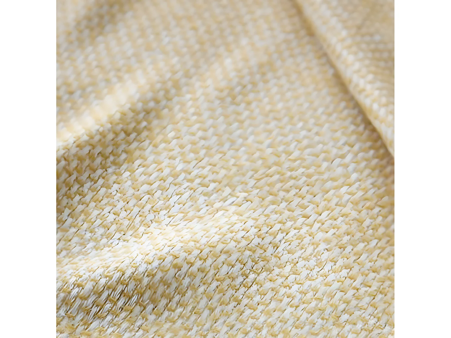 Plaid cotone giallo 130x170cm