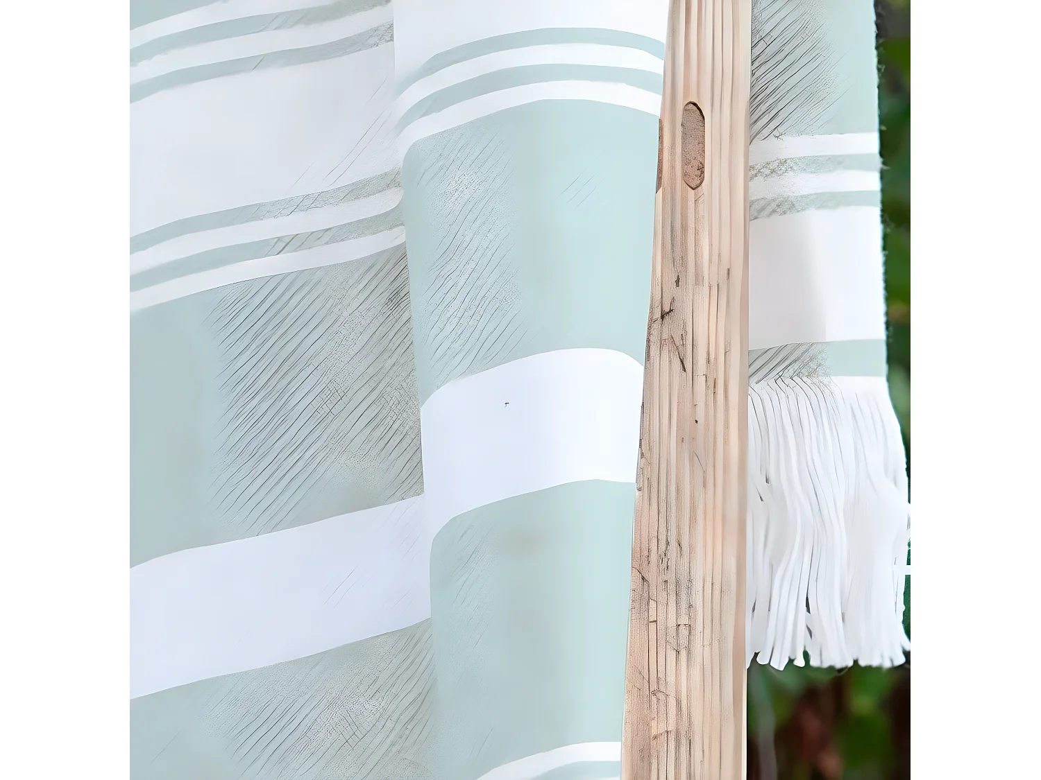 Plaid cotone verde 130x170cm