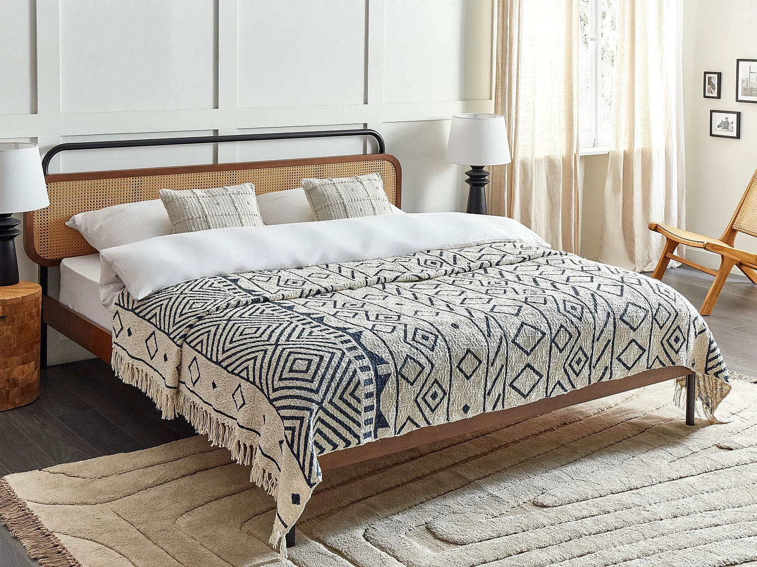 Coperta NAJUY Cotone 220 x 240 cm Beige