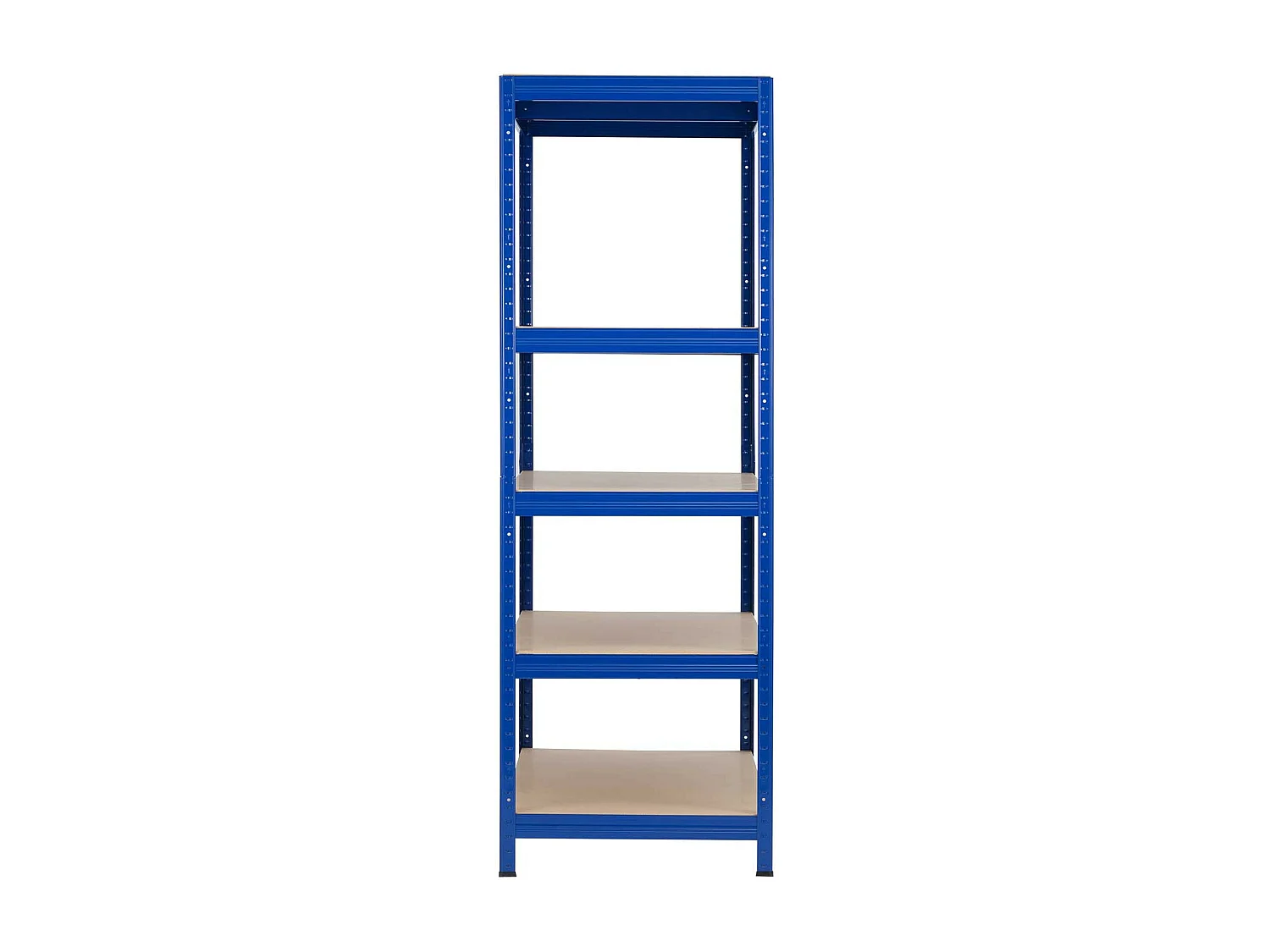 Pack 2 Etagères Modulaires avec 5 Etagères Ajustables 180x120x60cm 1250Kg Bleu Thinia Home