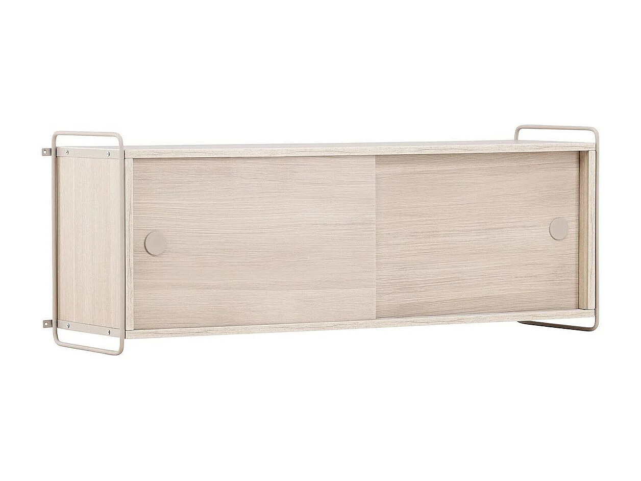 Parly Sideboard Wandschrank 2 Türen whitewash.