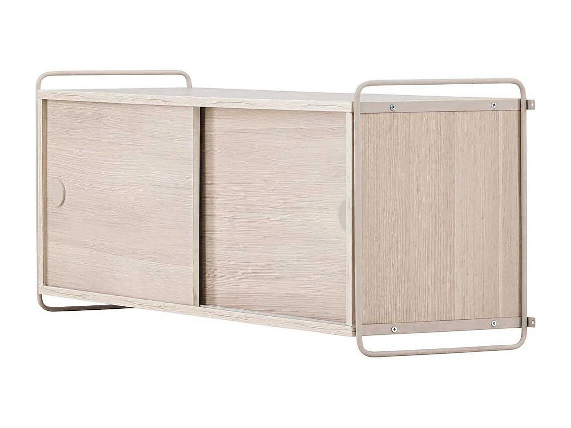 Parly Sideboard Wandschrank 2 Türen whitewash.