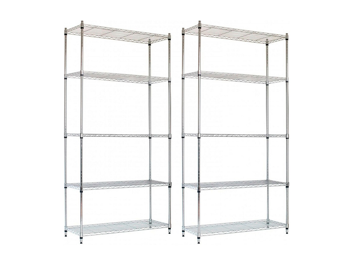 Etagere Rangement Garage Etagère Modulaire Avec 5 Etagères Ajustables 180x40x40cm 175 Kg Gris Thinia Home Etagere Metallique