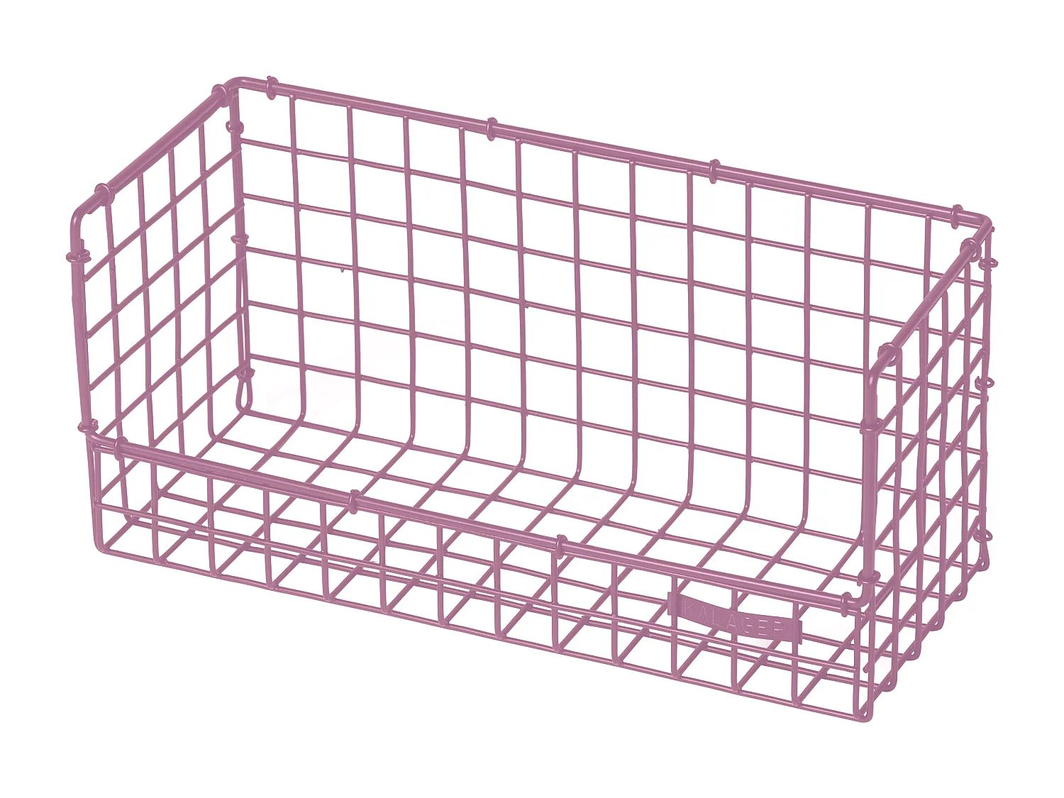 WIRE | Etagère en métal rose, moyenne