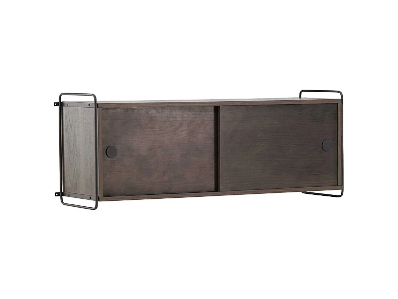 Parly Sideboard Wandschrank 2 Türen Mocca.