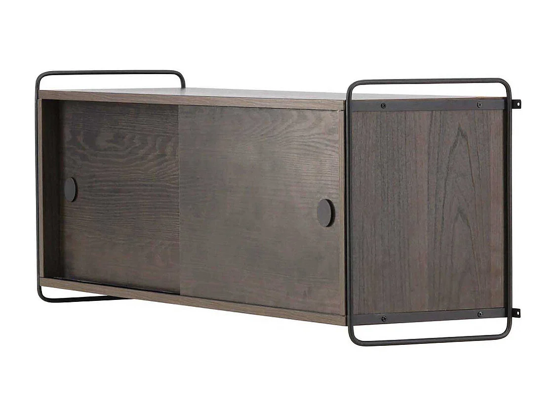 Parly Sideboard Wandschrank 2 Türen Mocca.