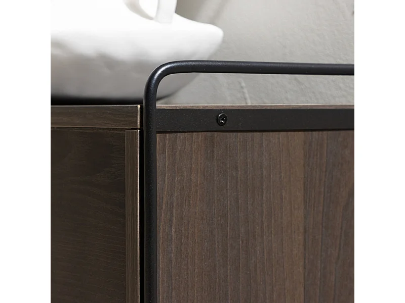 Parly Sideboard Wandschrank 2 Türen Mocca.