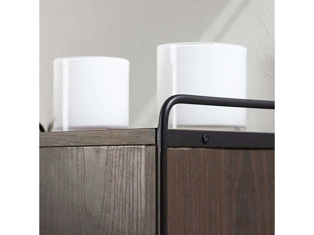 Parly Sideboard Wandschrank 2 Türen Mocca.