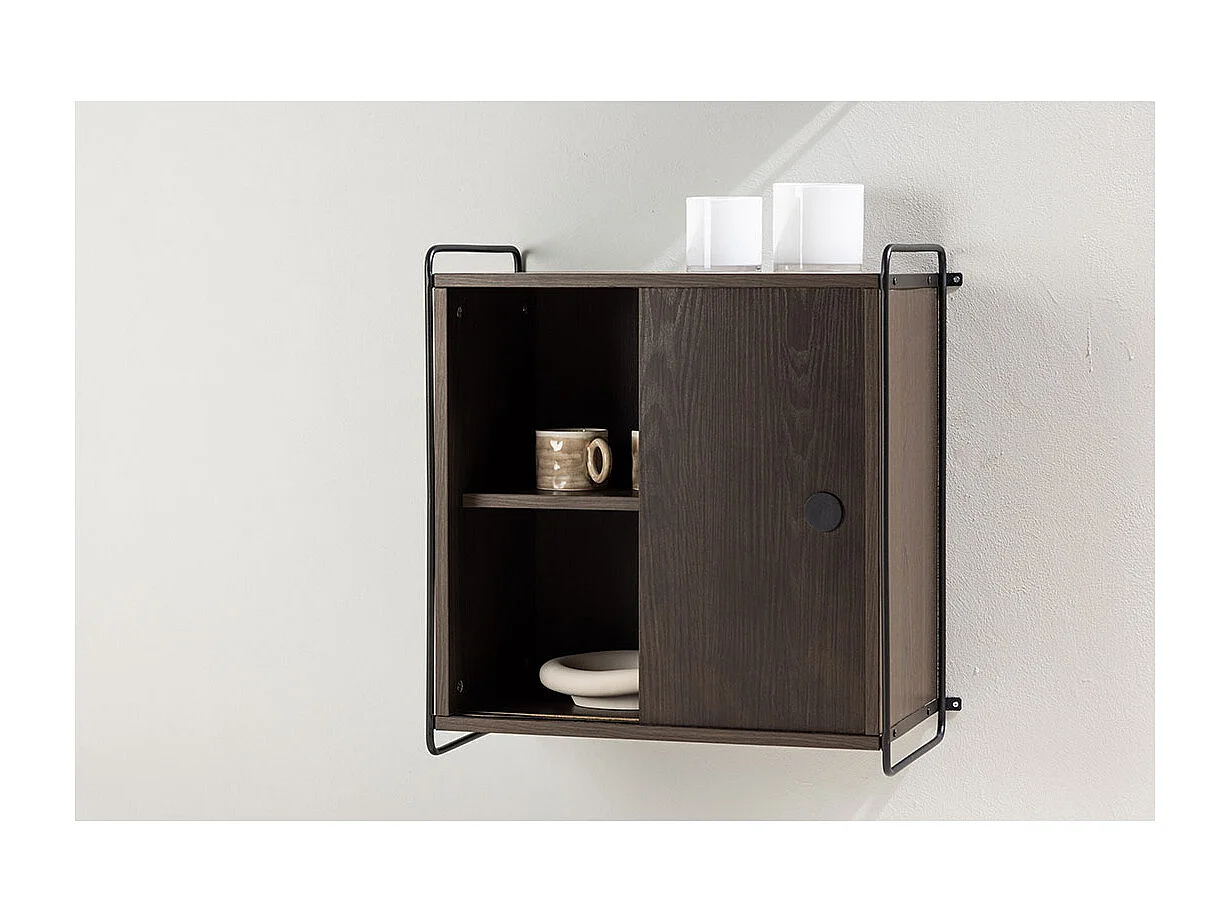 Parly Sideboard Wandschrank 2 Türen Mocca.