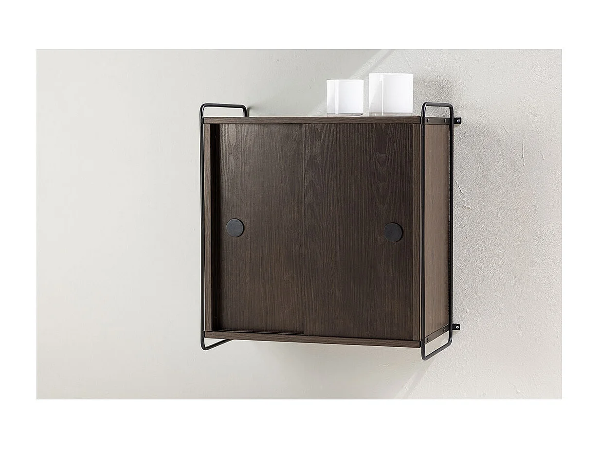 Parly Sideboard Wandschrank 2 Türen Mocca.