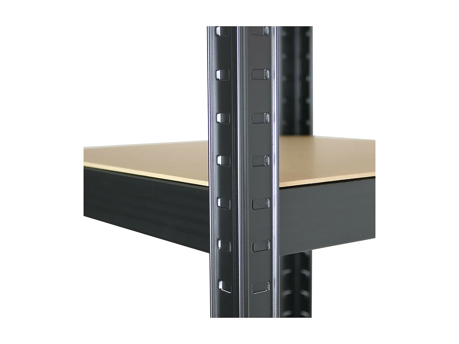 Etagère Modulable avec 5 Etagères Ajustables 180x40x40cm 175 Kg Noir Thinia Home