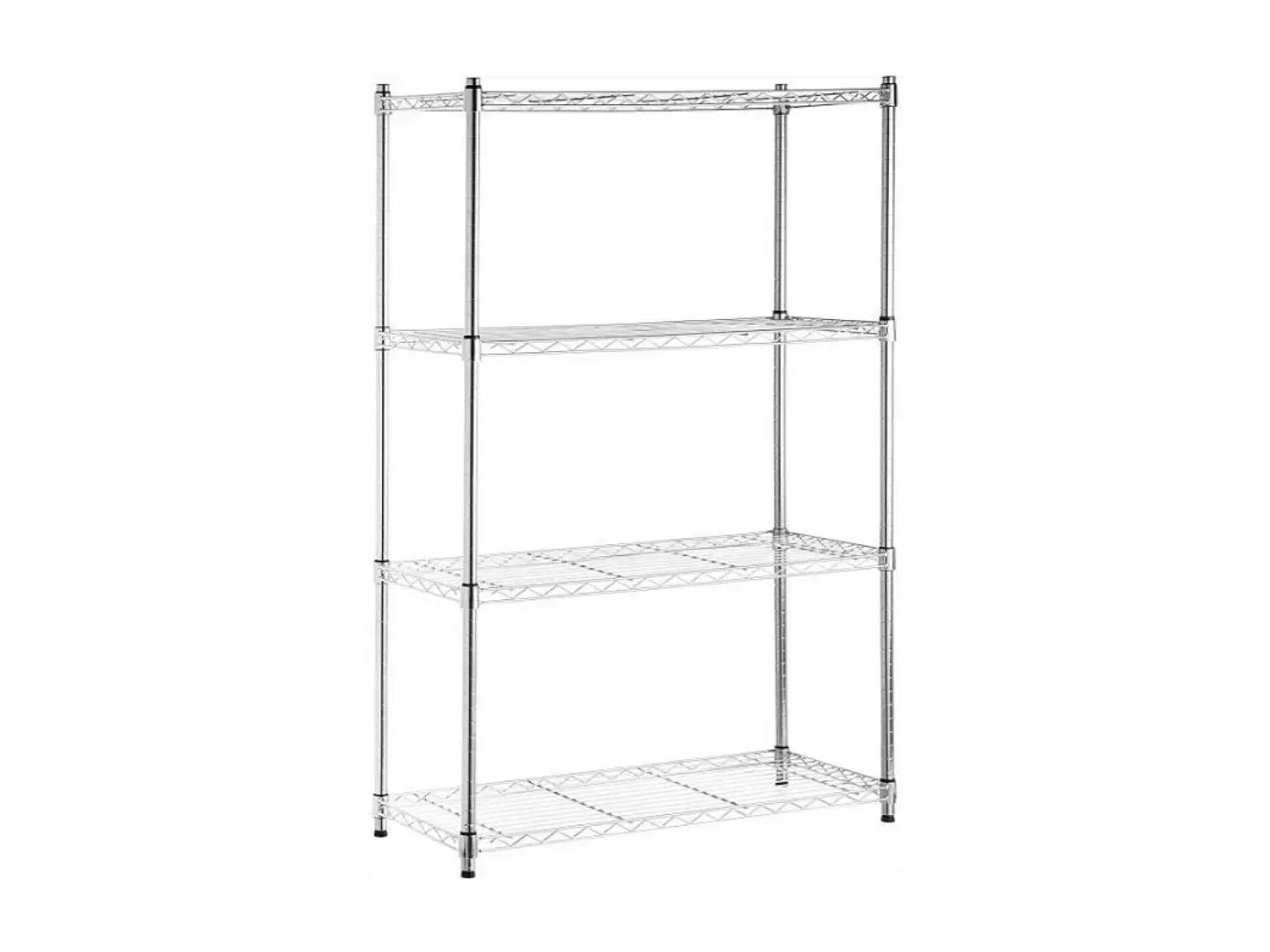 Etagère en métal avec 4 tablettes réglables 137x91,4x35,5 cm 320 Kg Thinia Home