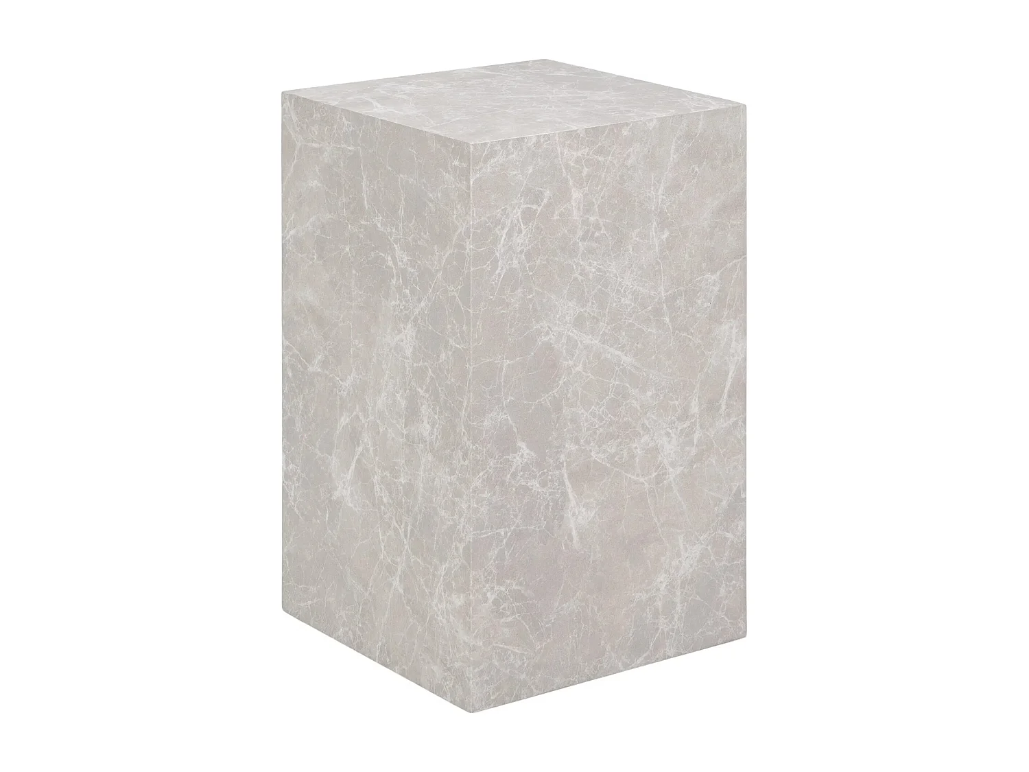 Tables d'appoint PRAGUE – Effet marbre beige