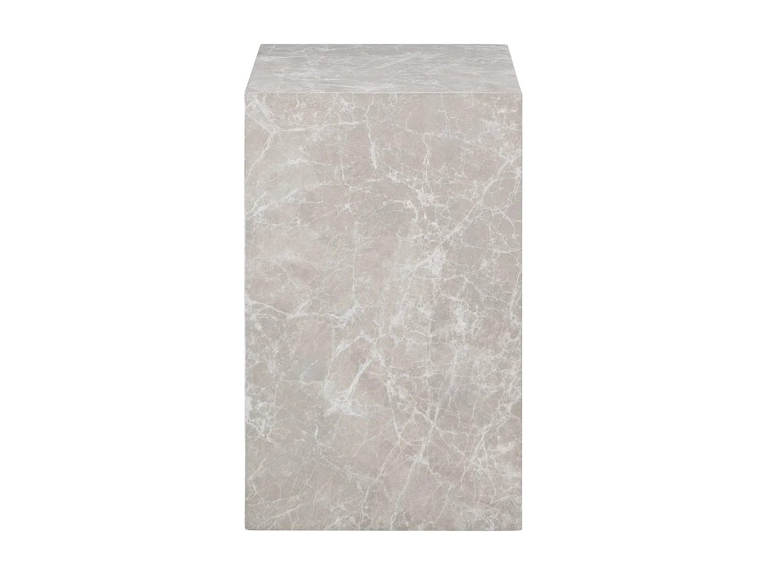 Tables d'appoint PRAGUE – Effet marbre beige