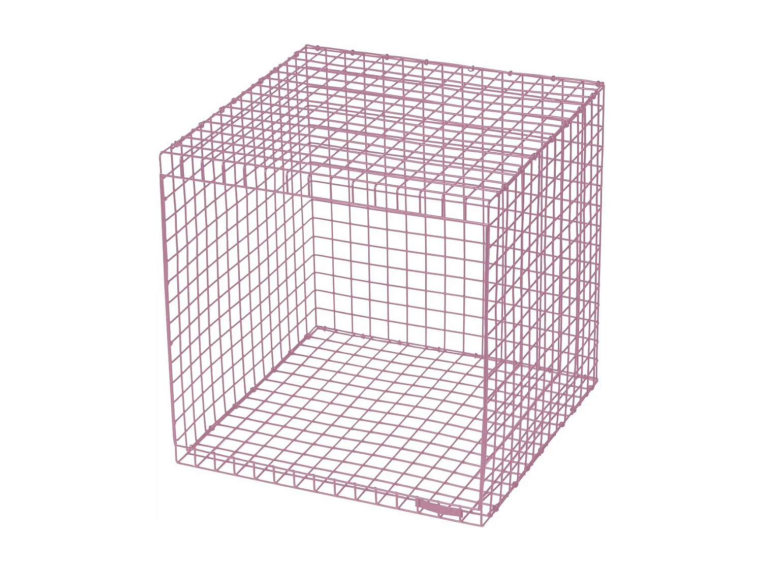 WIRE CUBIC | Table d'appoint en métal rose