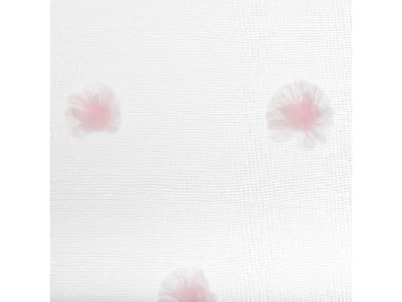 Rideau Voilage à Œillets Enfant "Gya" 140x240cm Rose