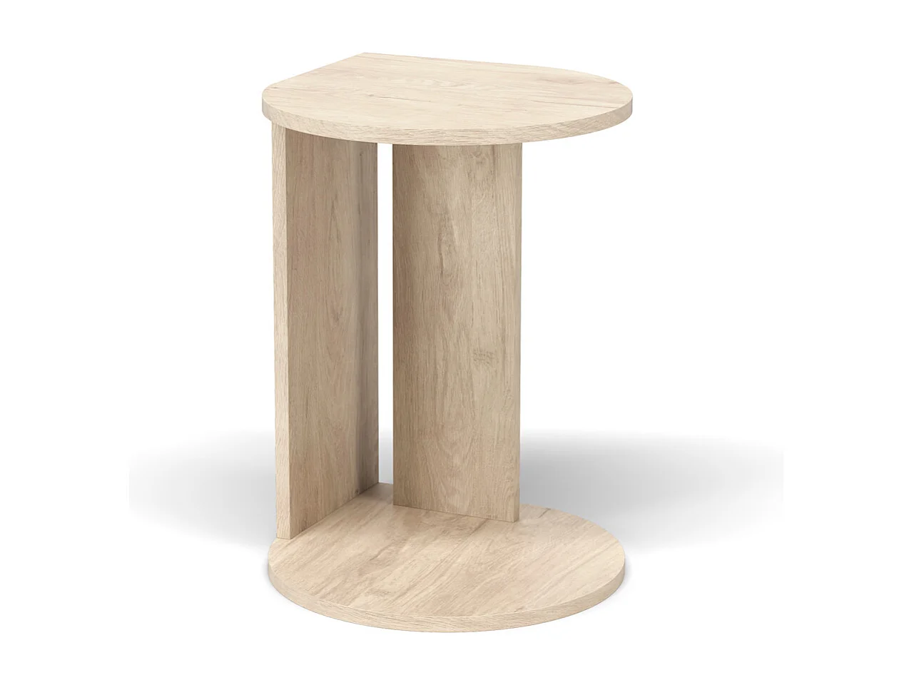 Mesa de apoio - A62cm x L46cm x P55cm carvalho claro -Trébol