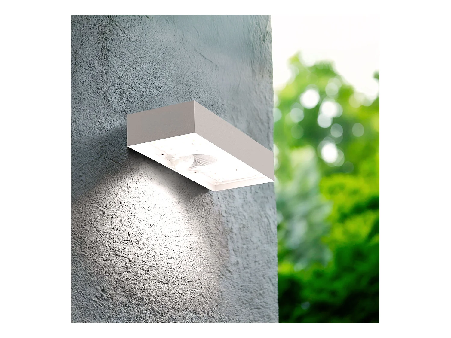 Applique Murale LED Extérieure 6W Karl Solaire Blanche 4000K Blanc neutre