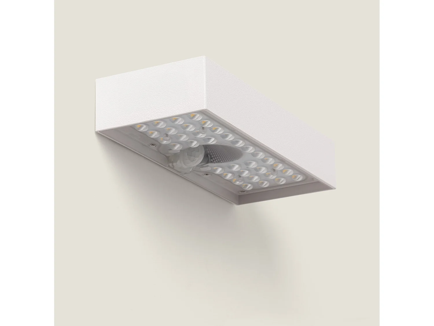 Aplique de Pared Exterior LED 6W con Sensor de Movimiento PIR Karl Solar Blanco 4000K Blanco Neutro