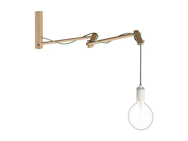 Soporte de Pared PINOCCHIO XL para Lámpara de Pared Creative-Cables Modelo PINOCCHIOXL01 Natural