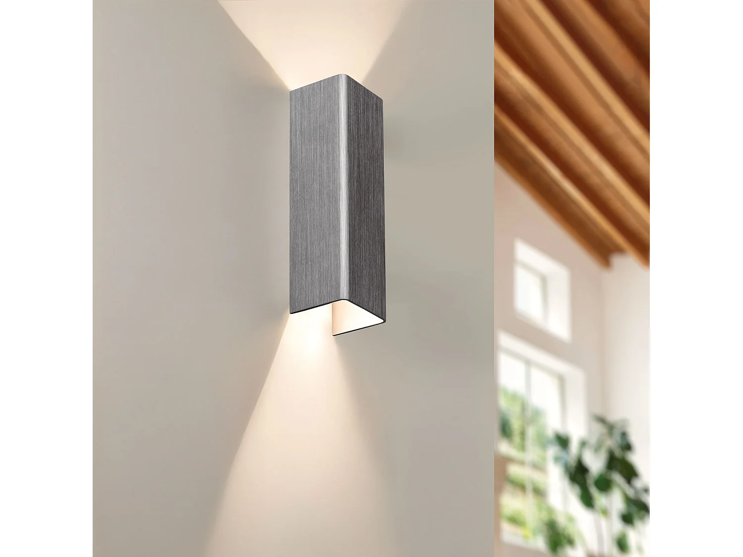 Aplique de Pared LED 12W Metal Columbus S Plateado
