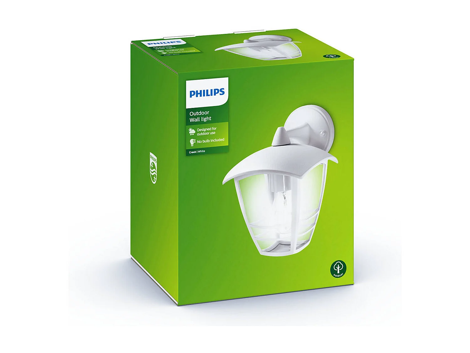 Lampe Murale vers le Bas  Creek  Blanc