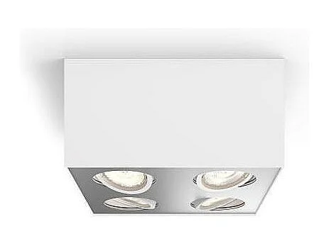 Applique LED  Quadruple Warmglow Box 18W Blanc
