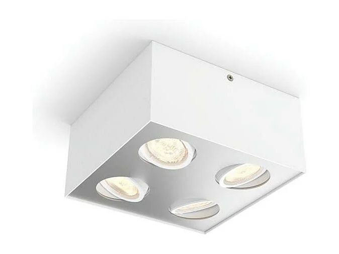 Applique LED  Quadruple Warmglow Box 18W Blanc