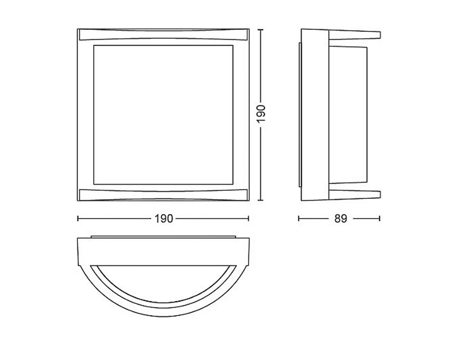 Applique da Parete LED 12W Samondra Bianco Caldo 3000K