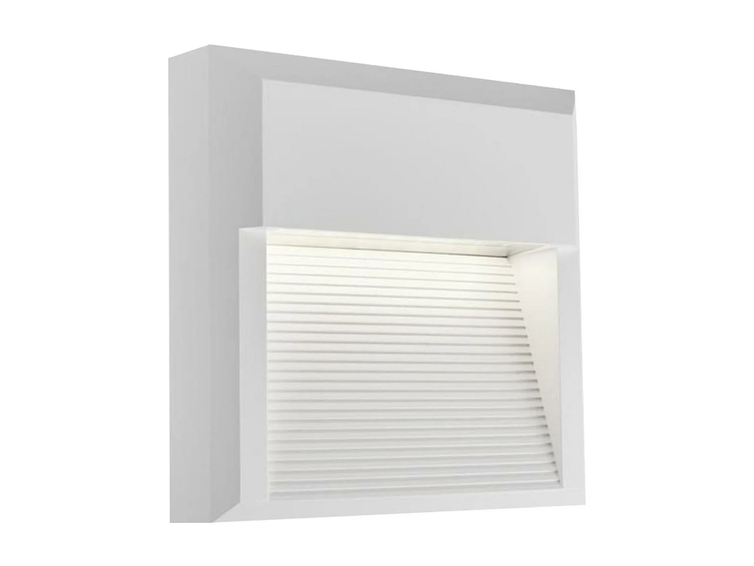 Aplique Ip66 Kossel Indirect Square 200Mm Led 6.4W Blanco Neutro - 4000K On-Off