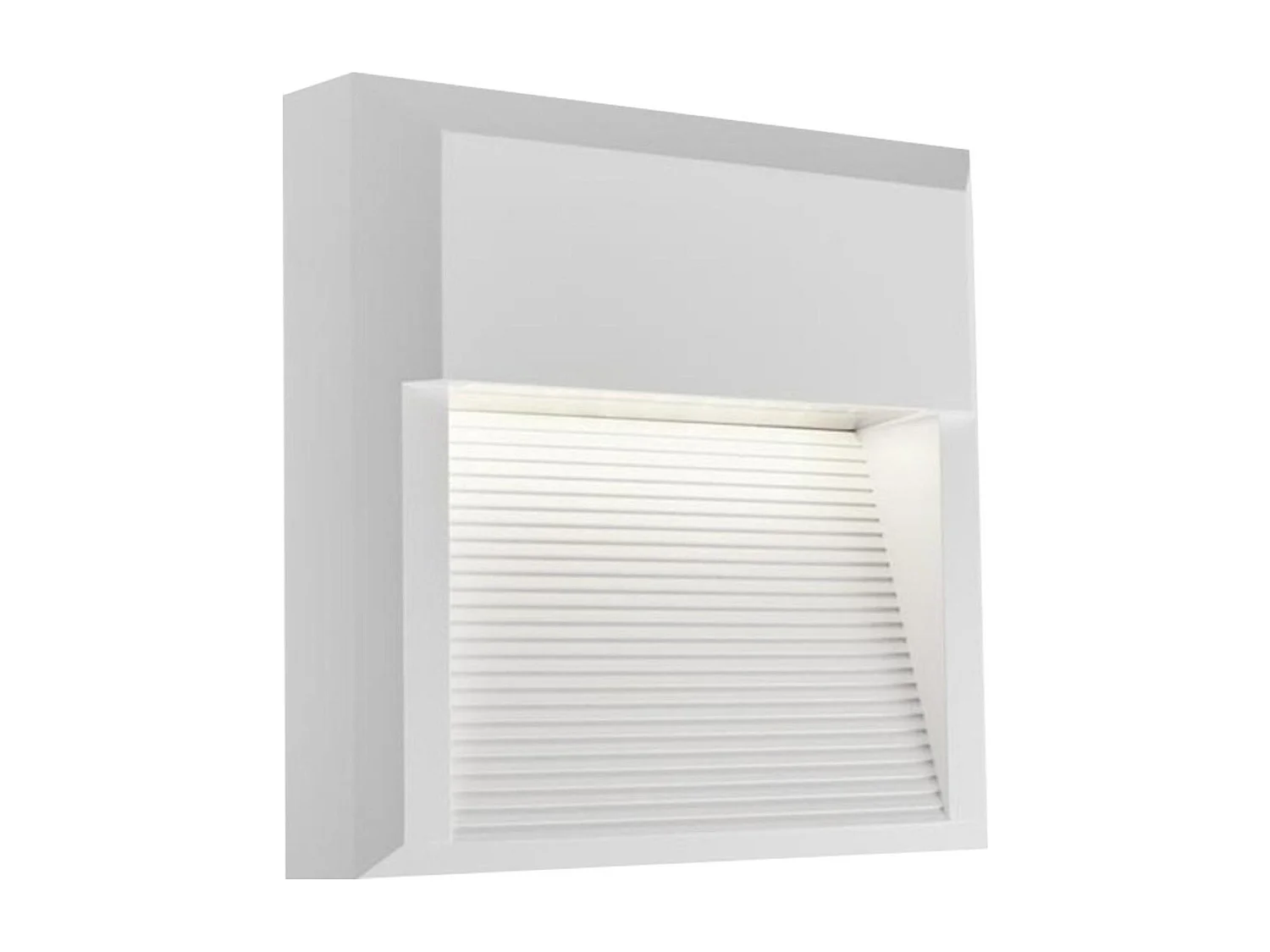 Aplique Ip66 Kossel Indirect Square 200Mm Led 6.4W Blanco Neutro - 4000K On-Off