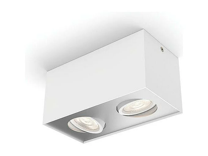 Applique LED Doppia Warmglow 9W Box Bianco
