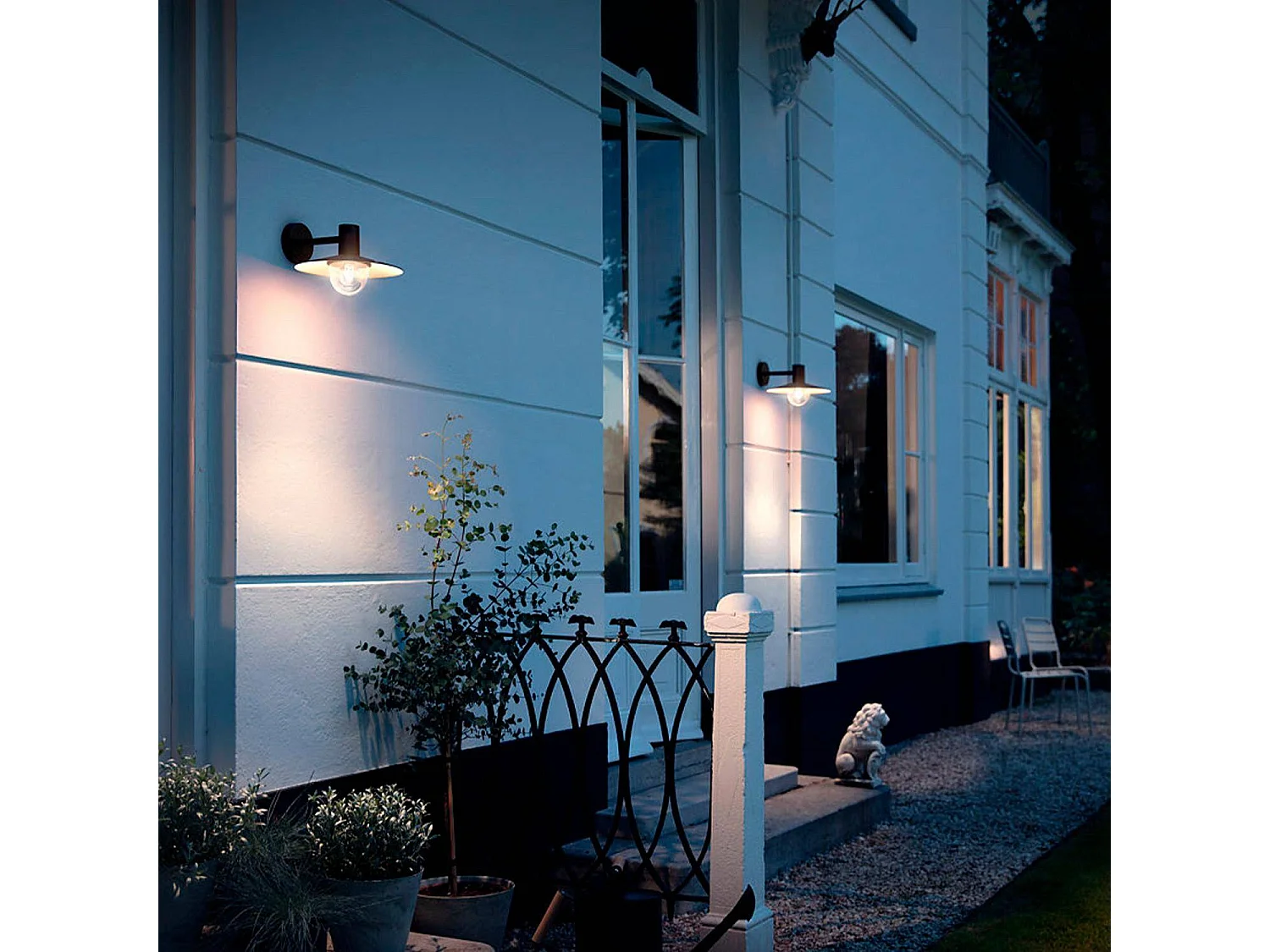 Lampe Murale  Skua  Noir