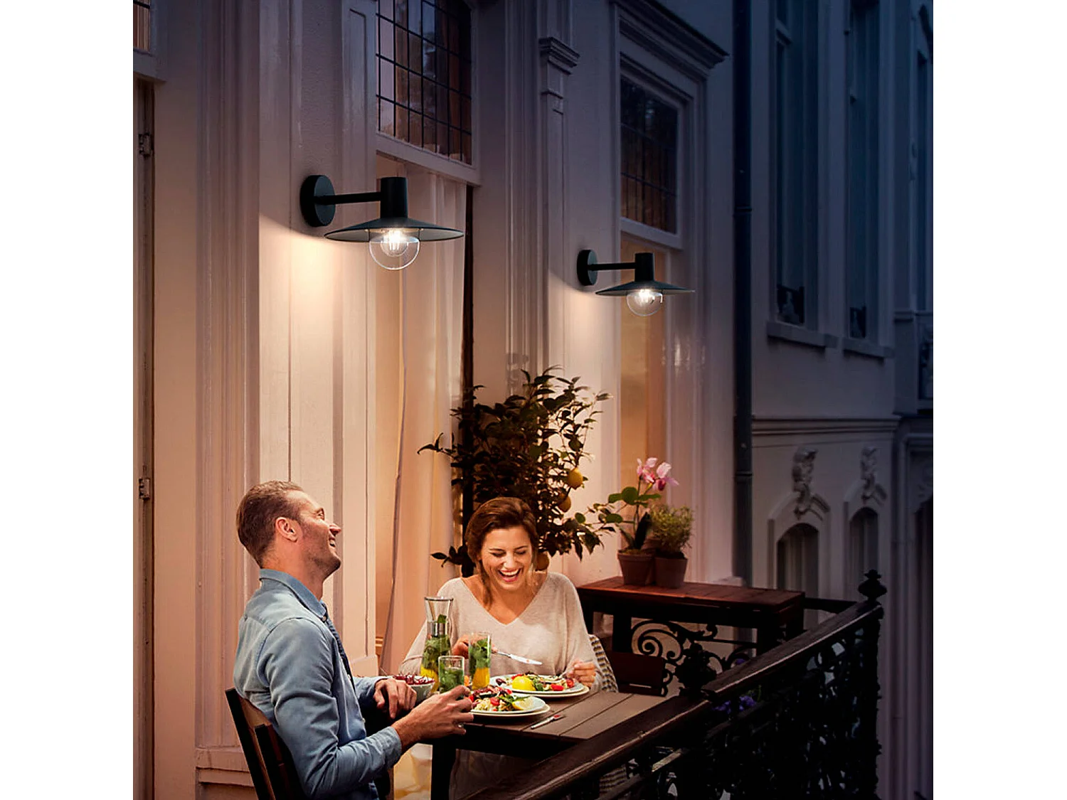 Lampe Murale  Skua  Noir