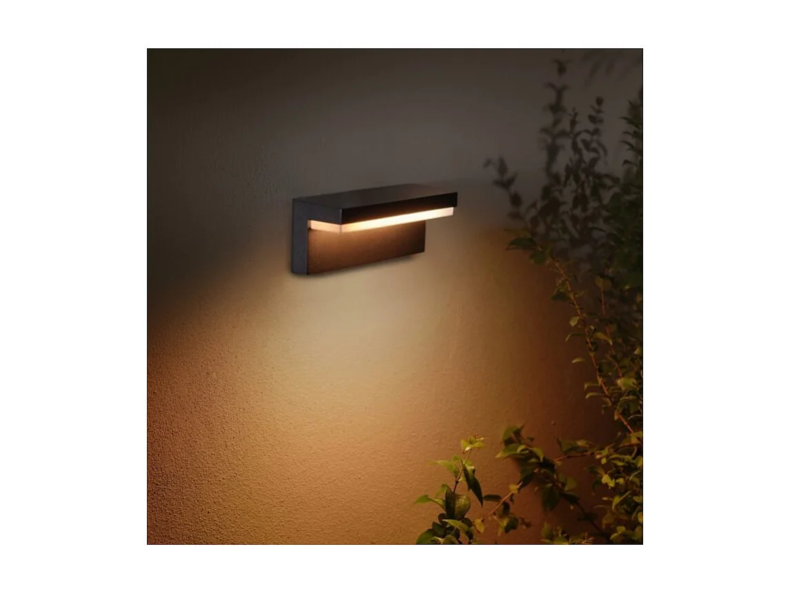 Aplique de Pared Exterior LED White Color 13.5W Hue Nyro