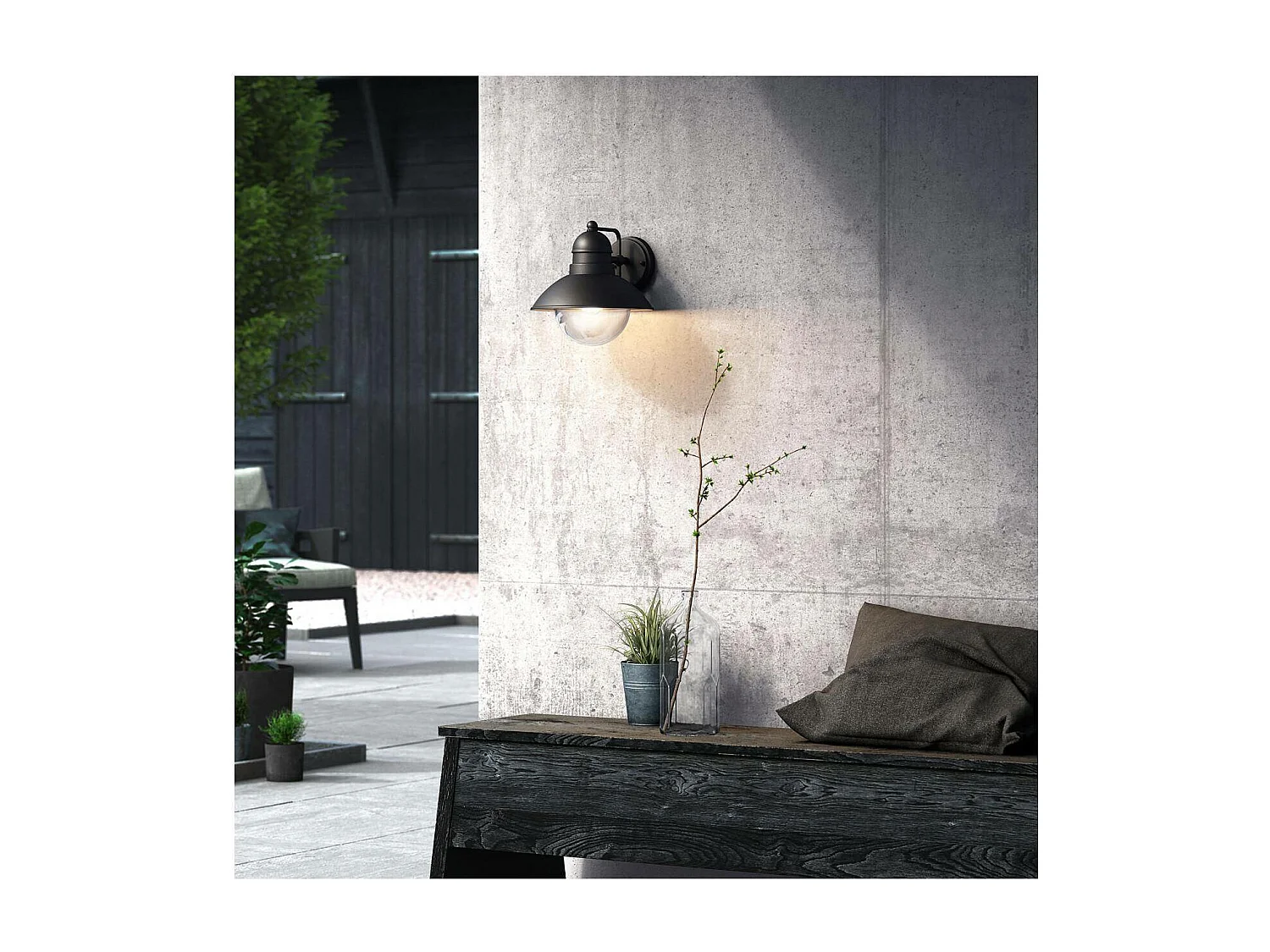 Lampe Murale  Hoverfly Noir