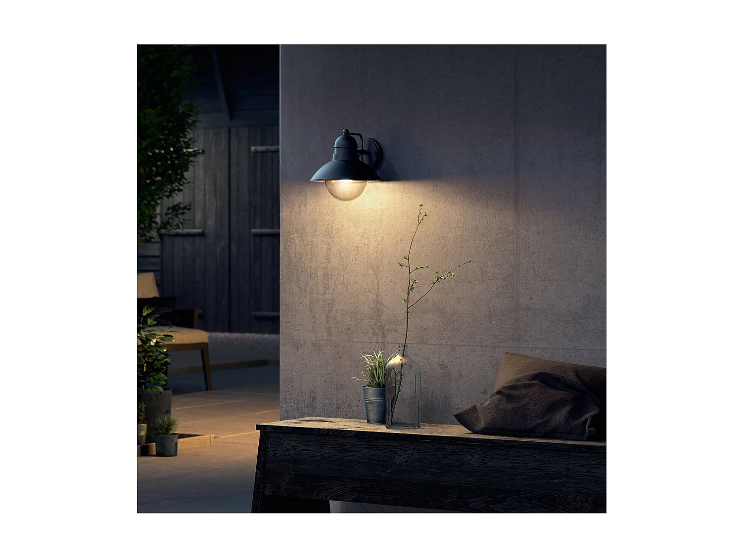 Lampe Murale  Hoverfly Noir