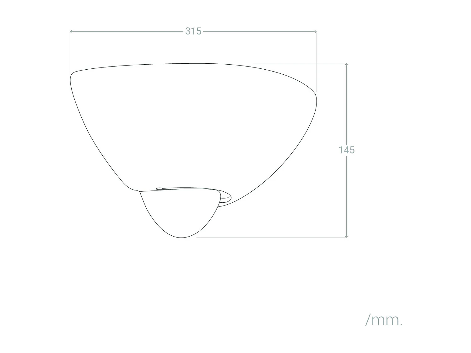 Applique Murale Céramique Vix Blanc