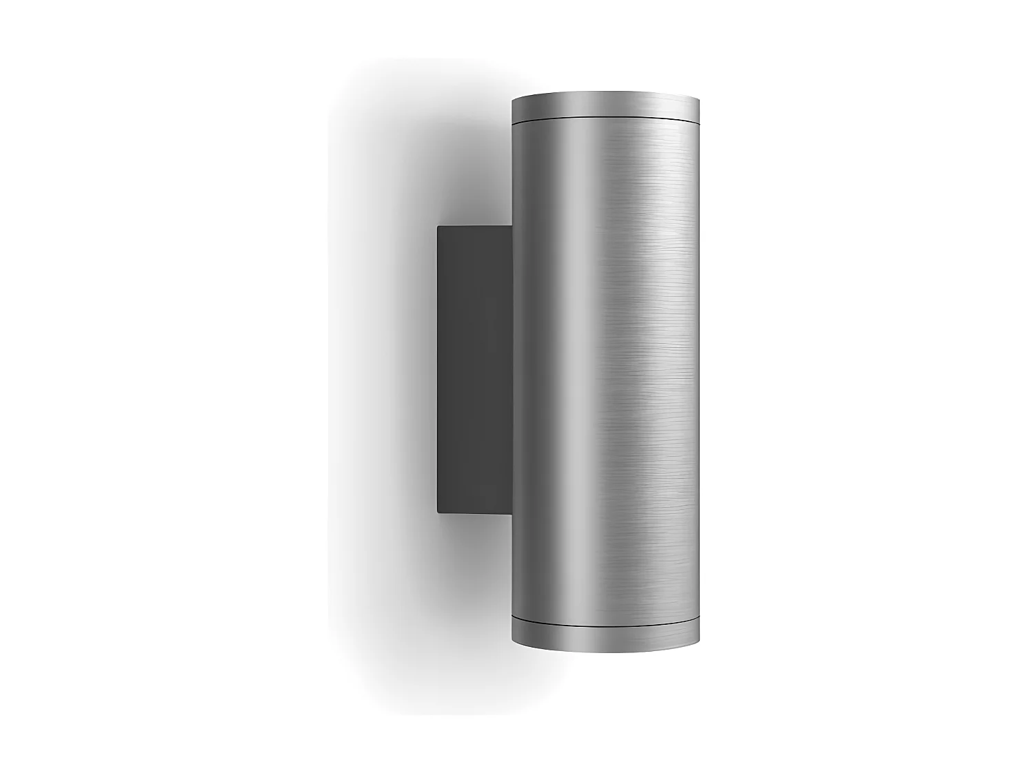 Aplique de Pared Exterior LED White Color 2x8W Hue Appear Plata