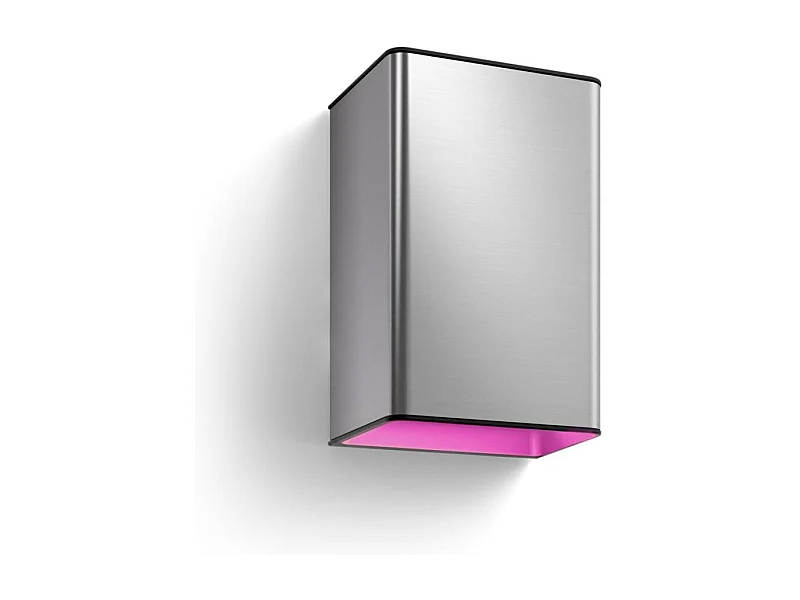 Aplique de Pared Exterior LED White Color 2x8W Hue Resonate Inox