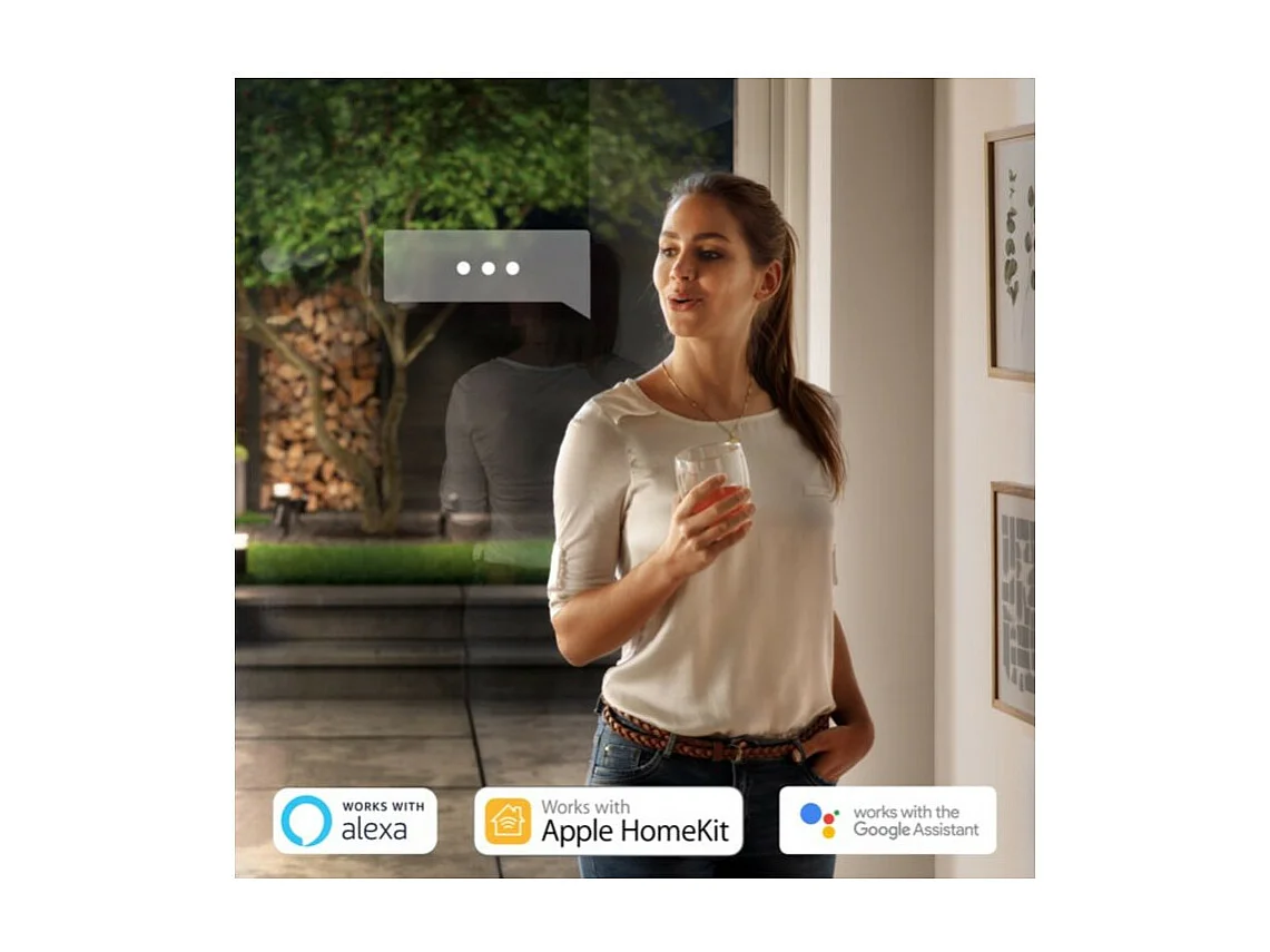 Applique Murale LED Extérieure White Color Resonate Inox 2x8W  Hue  RGBW