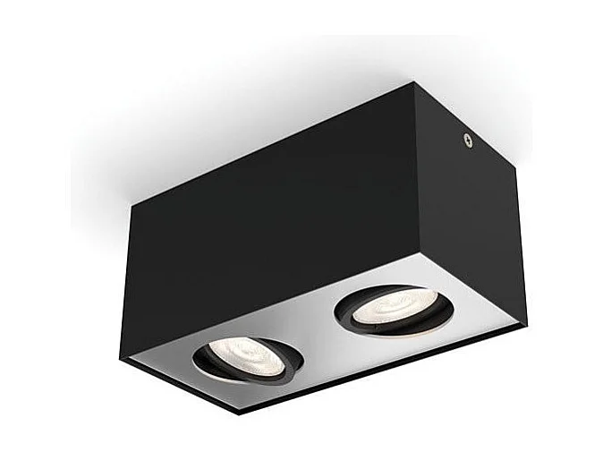 Applique LED Doppia Warmglow 9W Box Nero
